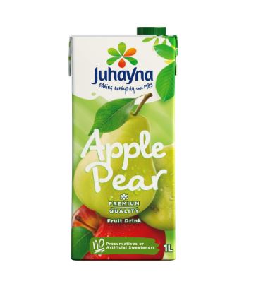 علبه عصير تفاح و كمثرى جهينه 1 لتر