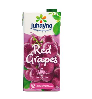علبه عصير عنب احمر جهينه 1 لتر