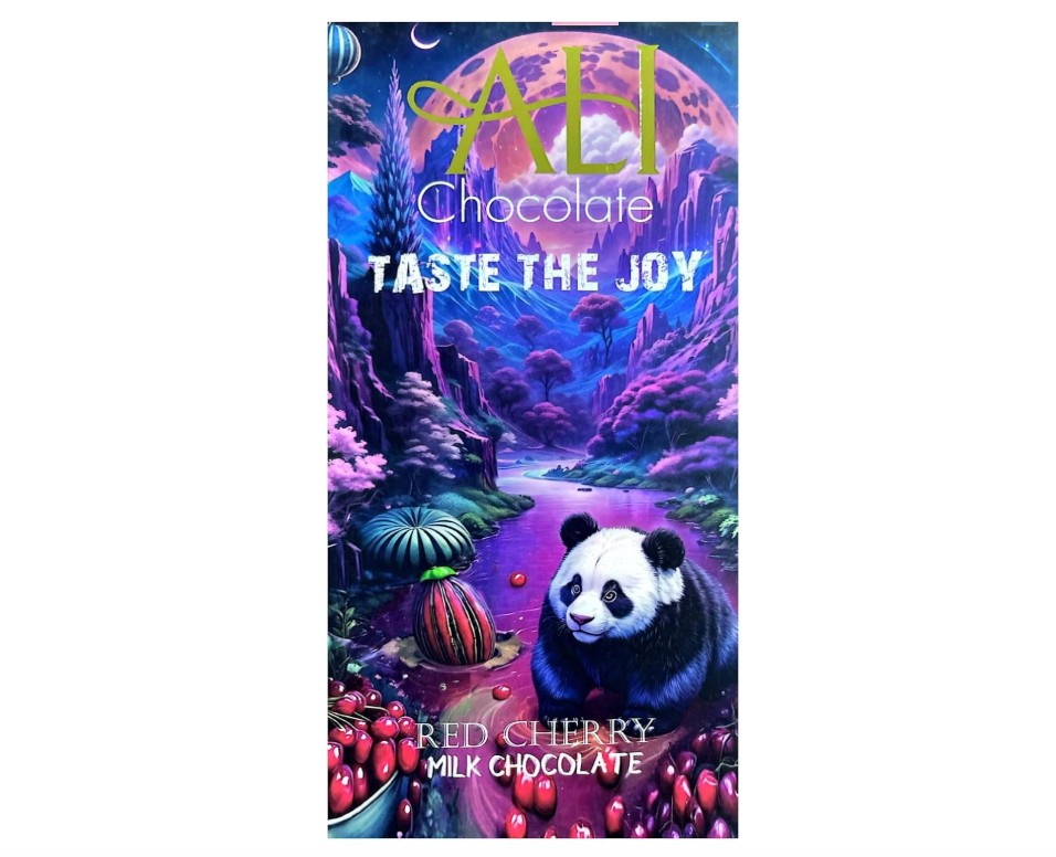 شوكولاتة على حليب بالكريز الاحمر - 80 جرام