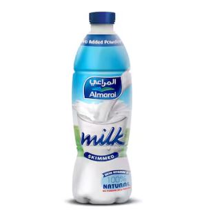 علبه لبن المراعى خالى من الدسم 1.5 لتر