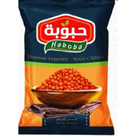 كيس عدس اصفر حبوبة 500 جرام