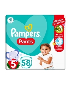 حفاضات بامبرز بانتس مقاس 5 -58 قطعه