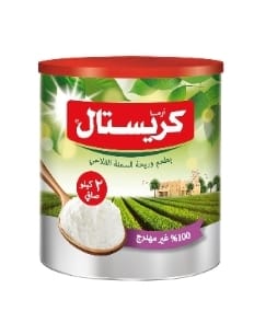 علبه سمن بيضاء كريستال 2 كجم