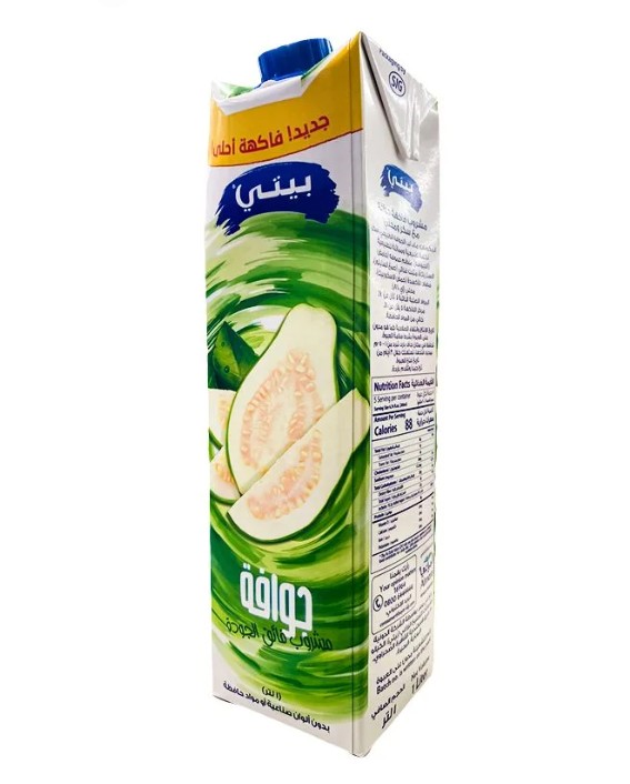 علبه عصير جوافه بيتى لتر