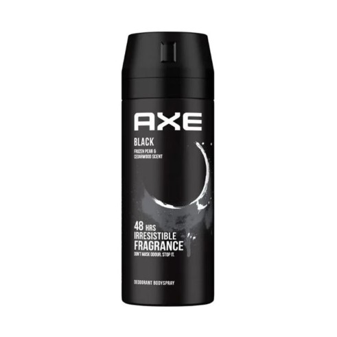 مزيل رائحة العرق سبراى بلاك رجالى اكس - 150 مل