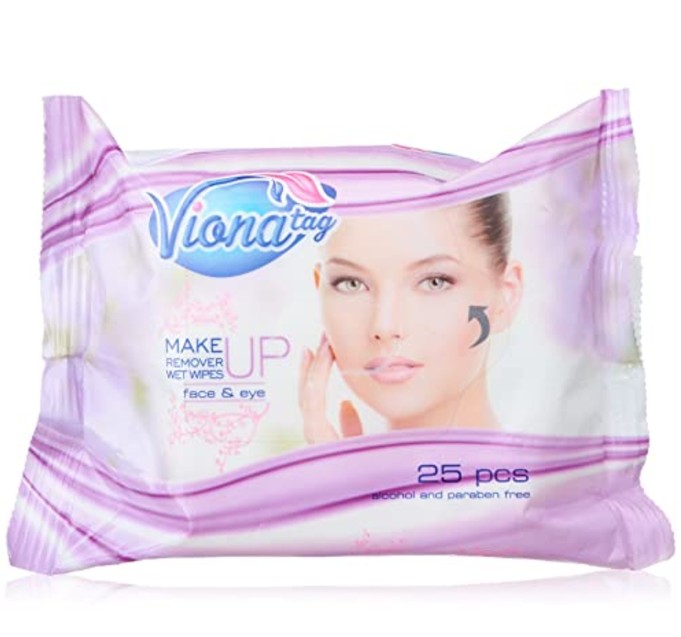 فيونا تاج مناديل مبلله لازاله المكياج 25 منديل