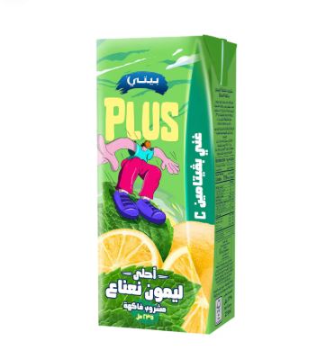 علبه عصير ليمون ونعناع بيتى بلس 235 ملل