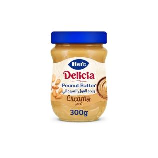 بطرمان زبده فول سودانى كريمى هيرو 300 جرام