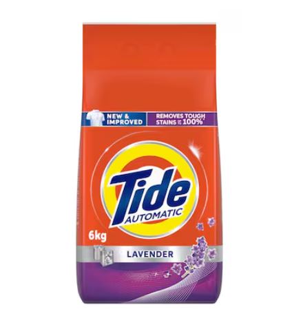 مسحوق تايد اوتوماتيك بلمسه اللافندر 6 كجم
