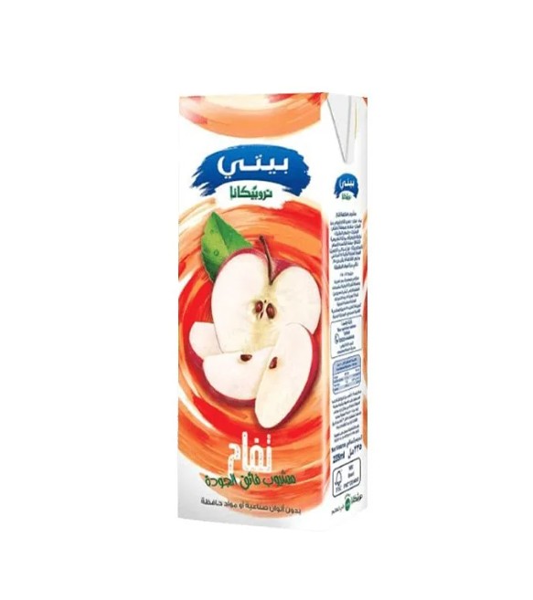 علبه عصير تفاح بيتى 235 ملل