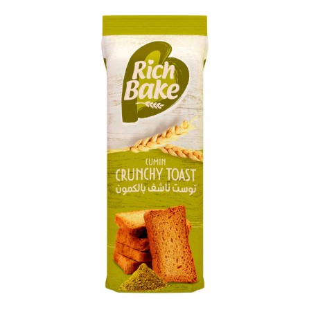 ريتش بيك توست ناشف بالكمون 180 جرام