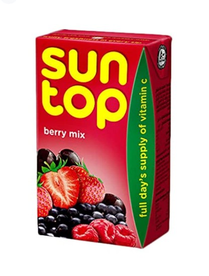 علبه عصير سن توب توت مشكل 200 مل