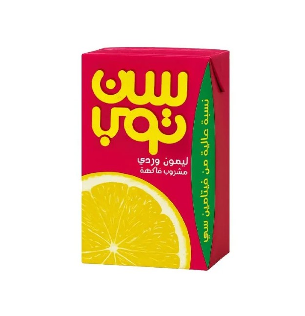 علبه عصير سن توب ليمون بينك 200 مل