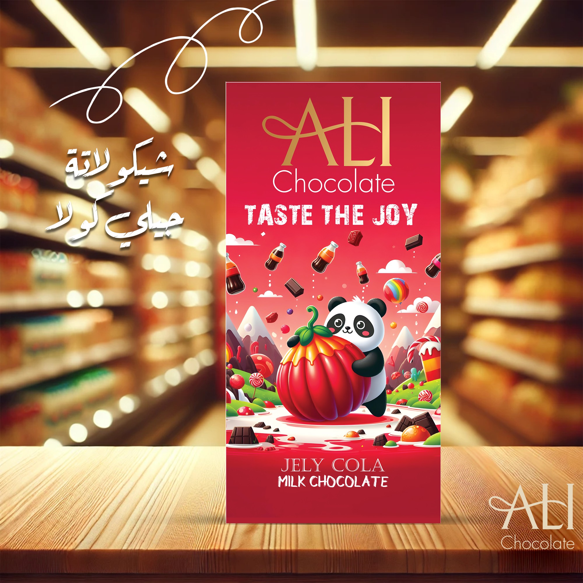 شوكولاتة على جيلى كولا - 80 جرام