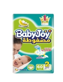 حفاضات بيبى جوى صغير مقاس 2 - 60 قطعه