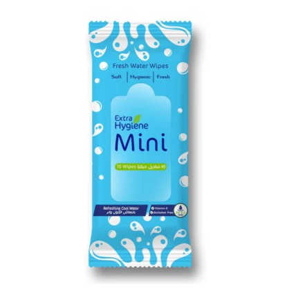 مناديل مبلله هاى جين اكسترا مينى كول واتر 15 منديل
