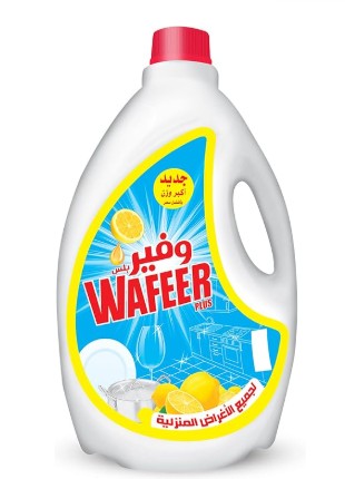 سائل غسيل اطباق ليمون اصفر وفير 4 لتر