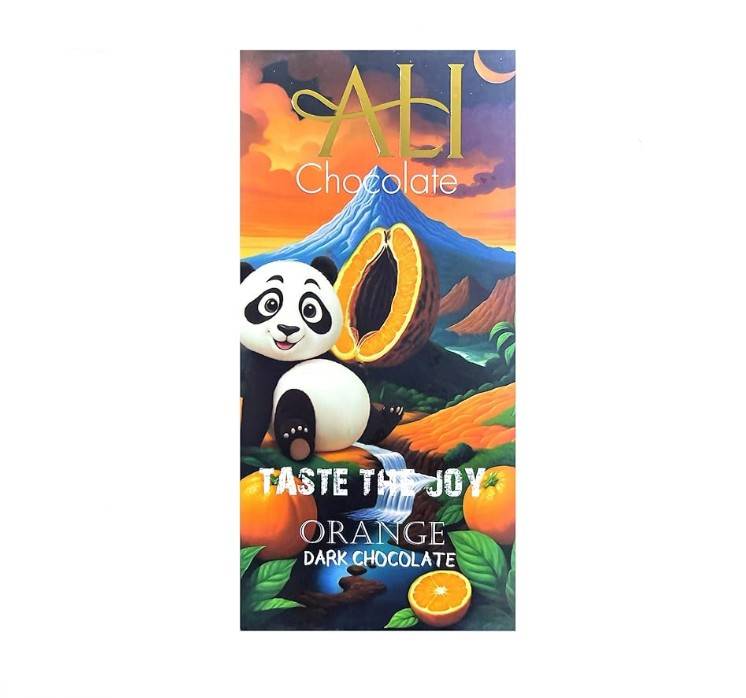 شوكولاتة على غامقه بالبرتقال - 80 جرام