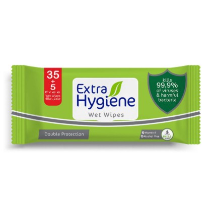 مناديل مبلله هاى جين مزدوجه  40 منديل