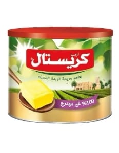 علبه سمن صفراء كريستال 1.5 كجم