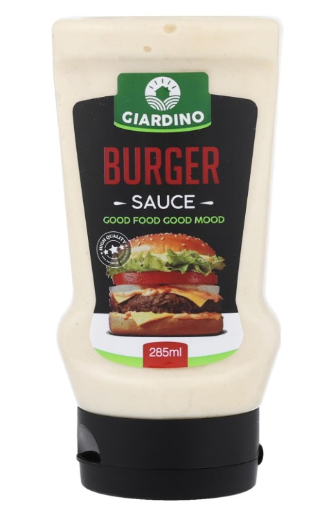 زجاجه صوص برجر جاردينو 285 جرام