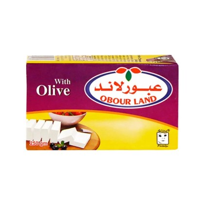 علبه جبنه عبور لاند بطعم الزيتون - 250 جرام