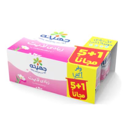 زبادى لايت جهينه 105 جرام (5+1 مجانا)