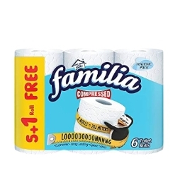 مناديل فاميليا تواليت مضغوط 6 بكره