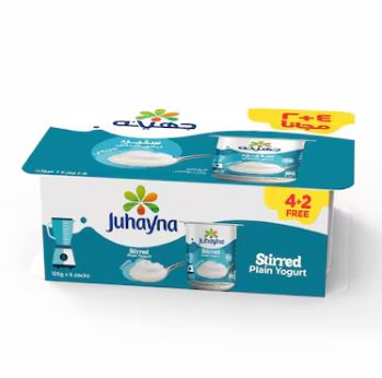 زبادى ستيرد جهينه 105 جرام (5+1 مجانا)